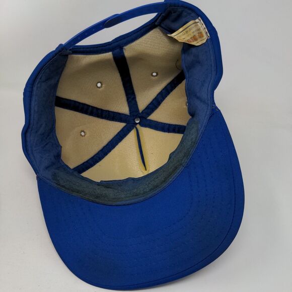GE Indianapolis Service Center Snapback Rope Hat Blue OSFA Vent Holes - Picture 7 of 9